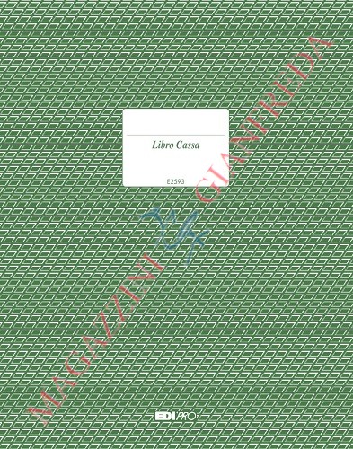 LIBRO CASSA 96 PAGINE E2593  ENTRATA - USCITA